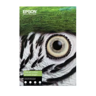 Hârtie EPSON A4 - 300g/m2 - 25 coli - Fine Art Cotton Smooth Bright Hârtie EPSON A4 - 300g/m2 - 25 coli - Fine Art Cotton Smooth Bright