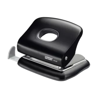Perforator rapid pentru găuri mici FC20, 20 de coli, negru