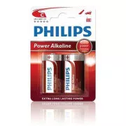 Baterie Philips C PowerLife, alcalină - 2 buc