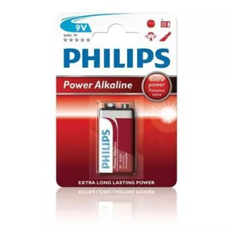 Baterie Philips 9V PowerLife, alcalină - 1buc Baterie Philips 9V PowerLife, alcalină - 1buc