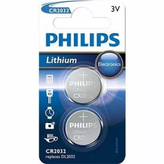 Baterii Philips CR2032 - 2 buc Baterii Philips CR2032 - 2 buc