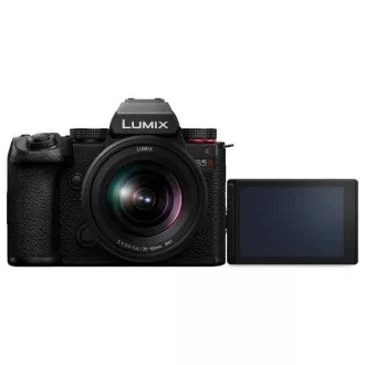 Panasonic Lumix DC-S5 Mark II + Lumix S 20-60 mm f/3.5-5.6 Macro OIS 24.2 Mpx, negru Panasonic Lumix DC-S5 Mark II + Lumix S 20-60 mm f/3.5-5.6 Macro OIS 24.2 Mpx, negru