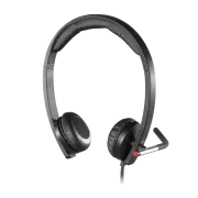 Căști stereo Logitech H650e USB - Negre