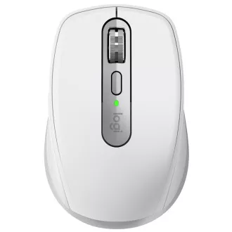 Mouse Logitech MX Anywhere 3S - wireless/bluetooth/darkfield/6 butoane/8000dpi/usb-c/ silențios/gri gri deschis