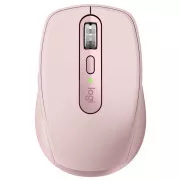 Mouse Logitech MX Anywhere 3S - wireless/bluetooth/darkfield/6 butoane/8000dpi/usb-c/ silențios/roz