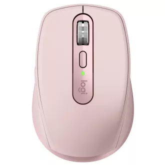 Mouse Logitech MX Anywhere 3S - wireless/bluetooth/darkfield/6 butoane/8000dpi/usb-c/ silențios/roz