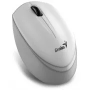 Genius NX-7009 Mouse, wireless, optic, 1200DPI, 3 butoane, senzor Blue-Eye, USB, alb-gri
