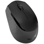 Genius NX-8000S BT, mouse, fără fir, 1200DPI, 3 butoane, Bluetooth, USB 2,4 GHz, negru-gri