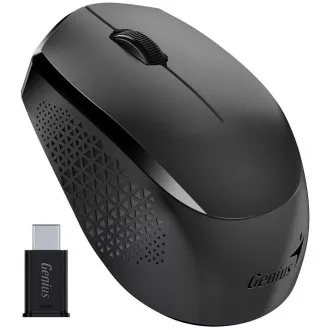 Genius NX-8000S Type-C, mouse, wireless, optic, 1200DPI, 3 butoane, USB-C, negru