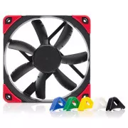 Noctua NF-S12A PWM chromax.black.swap, 120x120x25 mm, PWM cu 4 pini, 1200 RPM