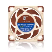 Noctua NF-A4x20 5V PWM, 40x40x20mm, 4-pini, 5000 RPM