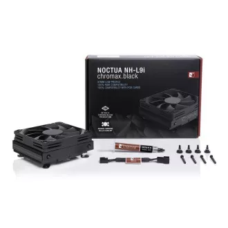 Noctua NH-L9i chromax.negru, Intel LGA1150, LGA1151, LGA1155, LGA1156, AMD AM4 cu NM-AM4-L9aL9i Noctua NH-L9i chromax.negru, Intel LGA1150, LGA1151, LGA1155, LGA1156, AMD AM4 cu NM-AM4-L9aL9i