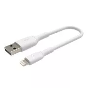 Cablu Belkin BOOST CHARGE™ Lightning/USB-A, 15 cm, alb