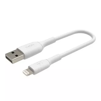 Cablu Belkin BOOST CHARGE™ Lightning/USB-A, 15 cm, alb