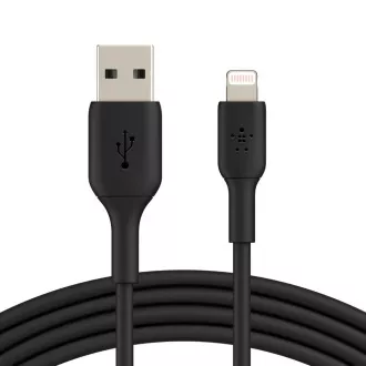 Cablu Belkin BOOST CHARGE™ Lightning/USB-A, 2 m, negru Cablu Belkin BOOST CHARGE™ Lightning/USB-A, 2 m, negru