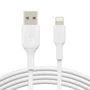 Cablu Belkin BOOST CHARGE™ Lightning/USB-A, 2 m, alb
