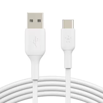 Cablu Belkin BOOST CHARGE™ USB-C/USB-A, 2 m, alb