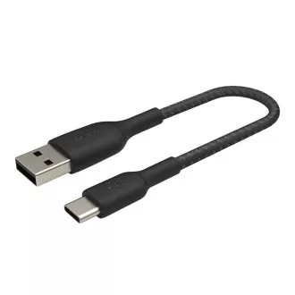 Cablu Belkin BOOST CHARGE™ USB-C/USB-A, 15 cm, negru - rezistent