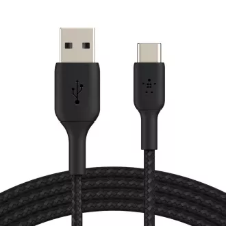 Cablu Belkin BOOST CHARGE™ USB-C/USB-A, 2 m, negru - rezistent Cablu Belkin BOOST CHARGE™ USB-C/USB-A, 2 m, negru - rezistent
