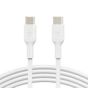 Cablu Belkin BOOST CHARGE™ USB-C/USB-C, 1 m, alb