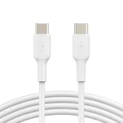 Cablu Belkin BOOST CHARGE™ USB-C/USB-C, 2 m, alb
