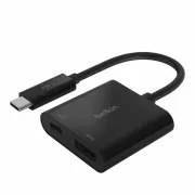 Adaptor Belkin USB-C la HDMI + alimentare 60W, negru