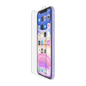 Sticlă de protecție antimicrobiană Belkin SCREENFORCE™ InvisiGlass Ultra pentru iPhone 11/Xr