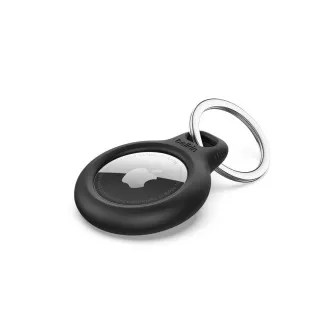 Husă securizată Belkin AirTag cu breloc - neagră