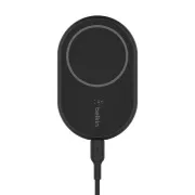 Suport magnetic Belkin BOOST CHARGE™ MagSafe cu încărcător auto, 10W, fără adaptor, negru
