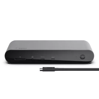 Belkin Thunderbolt 4 Pro Dock - suport pentru 3 ecrane de până la 8K, TB4, USB-C, USB-A, HDMI, SD, GbE, Audio, Mac/PC