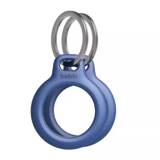 Husă securizată Belkin AirTag cu breloc - albastru - pachet de 2 Husă securizată Belkin AirTag cu breloc - albastru - pachet de 2