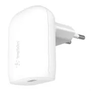 Încărcător de perete Belkin BOOST CHARGE™ 30W USB-C cu livrare de energie PPS, alb