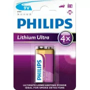 Baterie Philips 9V Ultra litiu
