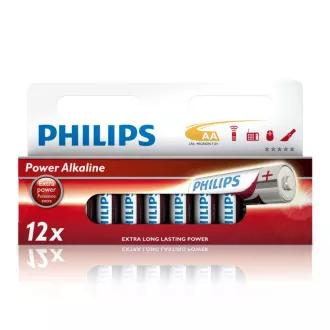 Baterii Philips AA Power Alcaline - 12 buc