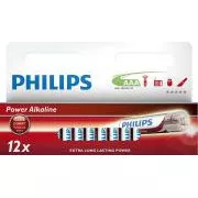 Baterii alcaline Philips AAA Power - 12 buc