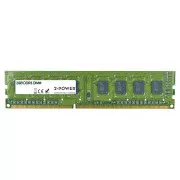 2-Power 2GB PC3-10600U 1333MHz DDR3 CL9 Non-ECC DIMM 2Rx8 ( GARANȚIE PE VIAȚĂ )