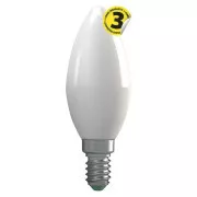 Emos LED bec cu lumânare, 4W/30W E14, WW alb cald, 330 lm, clasic, F