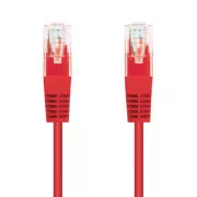 C-TECH Cablu patchcord Cat5e, UTP, roșu, 1m