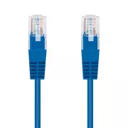 C-TECH Cablu patchcord Cat5e, UTP, albastru, 1m