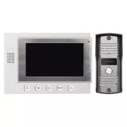 Videofon Emos EM-07HD, color 7" LCD   cameră cu 1 buton, alb