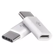 Adaptor Emos USB 2.0 Micro-B feminin - USB C masculin, 2 buc.