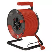 Tambur prelungitor Emos - 4 prize, 50m, 1.5mm, PVC, IP20