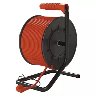 Tambur de prelungire Emos - 4 prize, 25m, 1.5mm, PVC, IP20