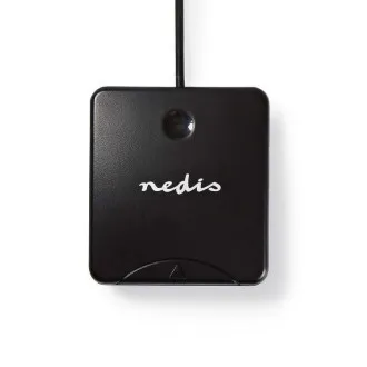 Nedis CRDRU2SM1BK - Cititor de carduri inteligente (ID, eCitizen), USB 2.0 Nedis CRDRU2SM1BK - Cititor de carduri inteligente (ID, eCitizen), USB 2.0