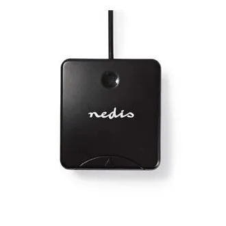 Nedis CRDRU2SM1BK - Cititor de carduri inteligente (ID, eCitizen), USB 2.0 Nedis CRDRU2SM1BK - Cititor de carduri inteligente (ID, eCitizen), USB 2.0