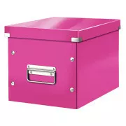 LEITZ Cutie pătrată Click&Store, mărimea M (A5), roz