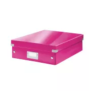 Cutie organizatoare LEITZ Click&Store, mărimea M, roz