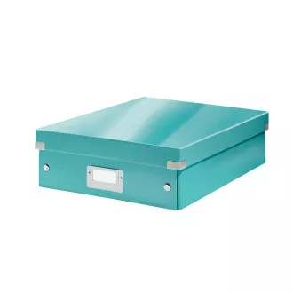 Cutie organizatoare LEITZ Click&Store, mărimea M, albastru glacial