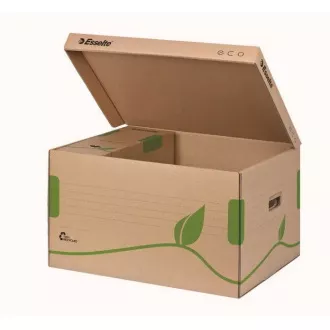 LEITZ Esselte ECO container de arhivă cu capac, pentru cutii de 80/100 mm, maro