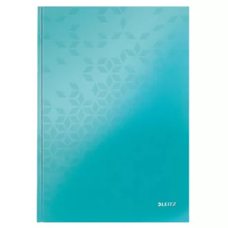 LEITZ Notebook WOW, A4, linie, albastru gheață